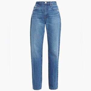 Frame Denim Le Jane High Rise Jeans in Mariner